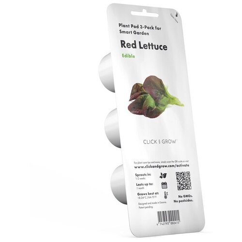       Click and Grow Refill 3-Pack   (Red Lettuce)   -     , -,   