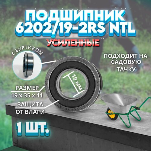 ������ ������ ��������� ��� ������ ������� ����� (19x35x11) 6202/19-2RS ��������� � �������� 1 ��. ����