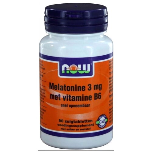   NOW Melatonin 3  + B6, 90 .   -     , -,   