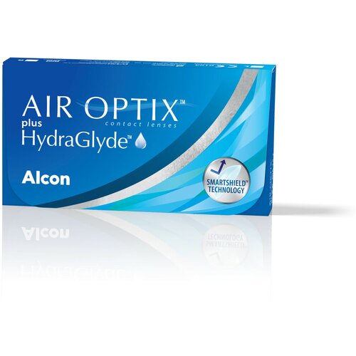 ������ ������ ���������� ����� �� ����� Alcon Air Optix Plus HydraGlyde, 6 ��., R 8,6, D +7,5, 1 ��. ����
