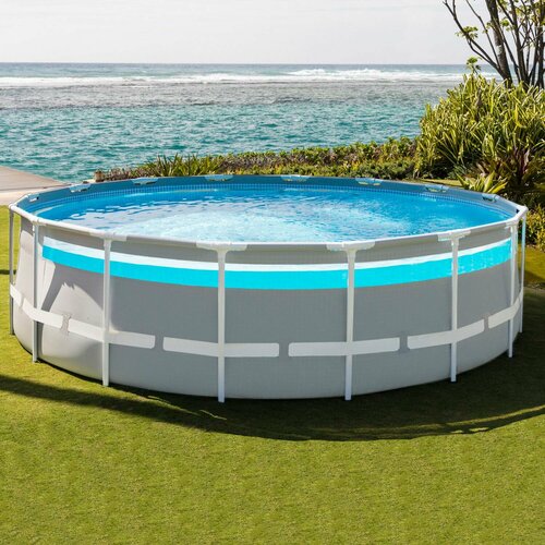    Intex 26730 Clearview Prism Frame Premium Pool Set 488  x 122    -     , -,   