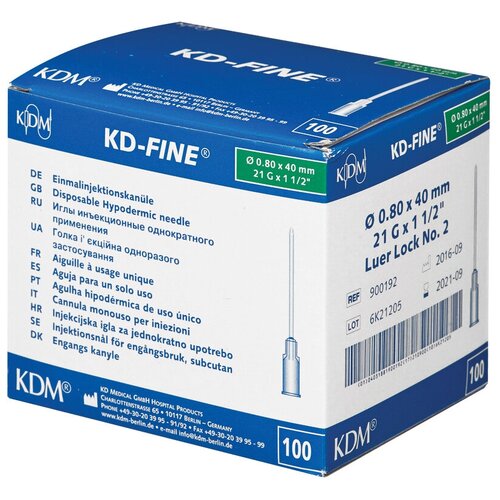    21G (0,840 ) KD-Fine 100./.   -     , -,   