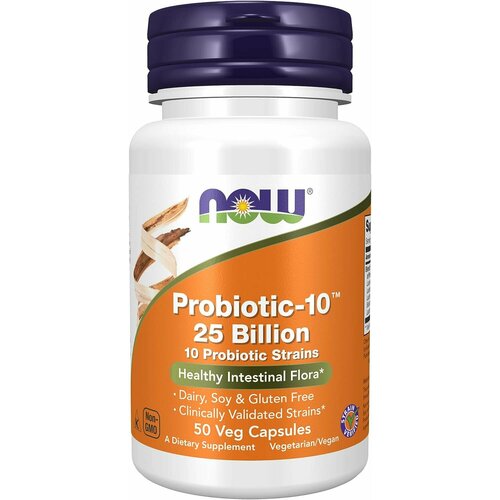  NOW Probiotic-10 25 Billion 50  /  -10 25  50    -     , -,   