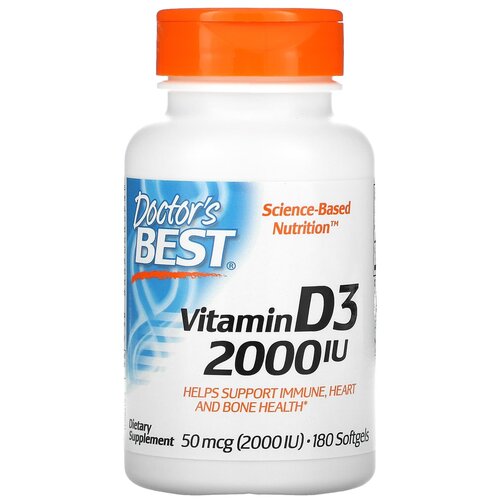 ������ ������ ������� Doctor's Best Vitamin D3, 80 �, 2000 ME, 180 ��. ����