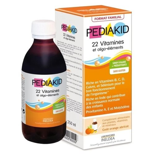  PEDIAKID 22 Vitamins and Oligo-elements ., 250 , 250 ,    -     , -,   