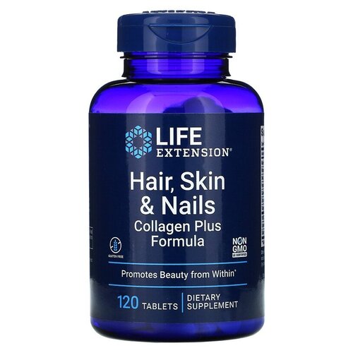   Life Extension Hair Skin & Nails Collagen Plus Formula, 120 .   -     , -,   