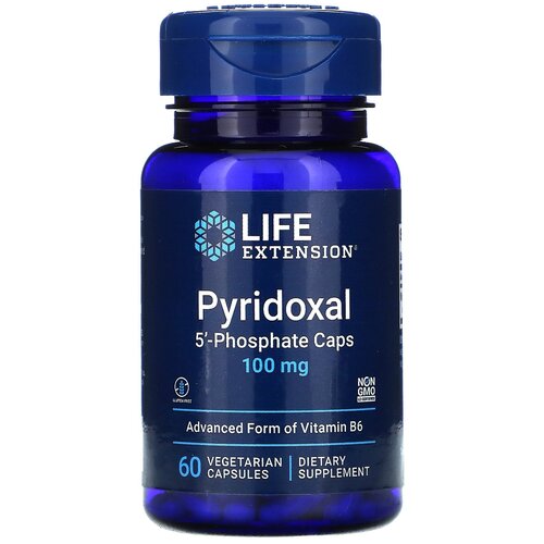  Life Extension Pyridoxal 5'-Phosphate, 40 , 100 , 60 .   -     , -,   