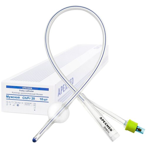 ������ ������ ������� ����� ������������� Apexmed ������� Ch/Fr 20, �����������, �����������, 10 �� ����