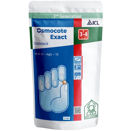   Osmocote () Standart 3-4 , 1000   -     , -,   