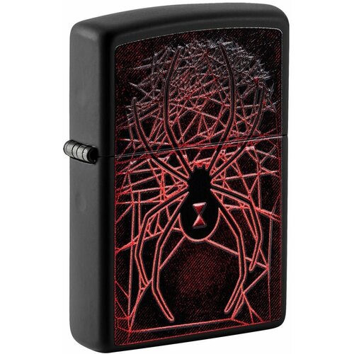      ZIPPO Classic 49791 Spider Design   Black Matte -  