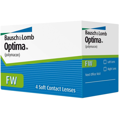 ������ ������ ���������� ����� BAUSCH+LOMB Optima FW, 4 ��., R 8,4, D -3,75, 1 ��. ����