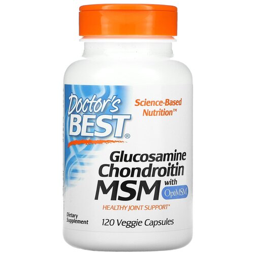   Doctor's Best Glucosamine, Chondroitin with MSM OptiMSM, 170 , 120 .   -     , -,   