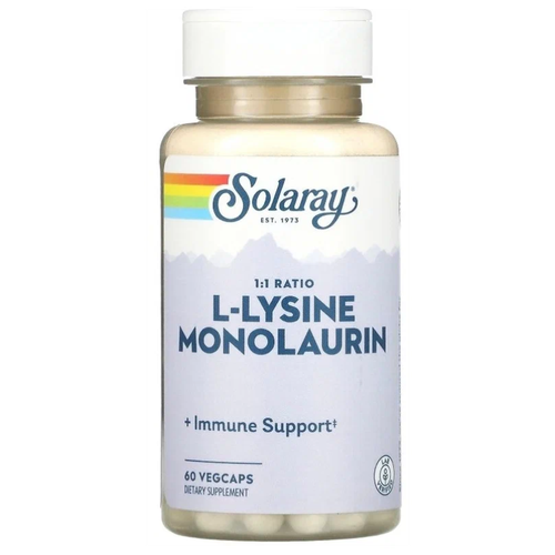 ������ ������ ������� Solaray L-Lysine Monolaurin 1:1 Ratio, 90 �, 60 ��. ����