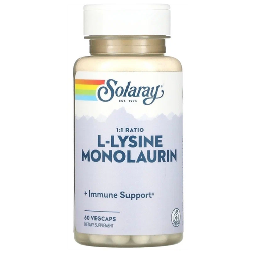   Solaray L-Lysine Monolaurin 1:1 Ratio, 90 , 60 .   -     , -,   