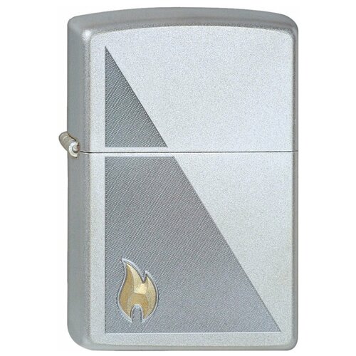     ZIPPO Classic 205 Zippo Flame   Satin Chrome   -     , -,   