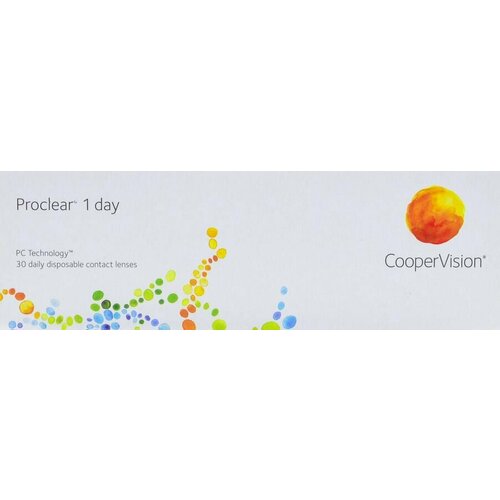 ������ ������ ���������� ����� CooperVision Proclear 1 Day, 30 ��., R 8,7, D -5,5, ����������, 1 ��. ����
