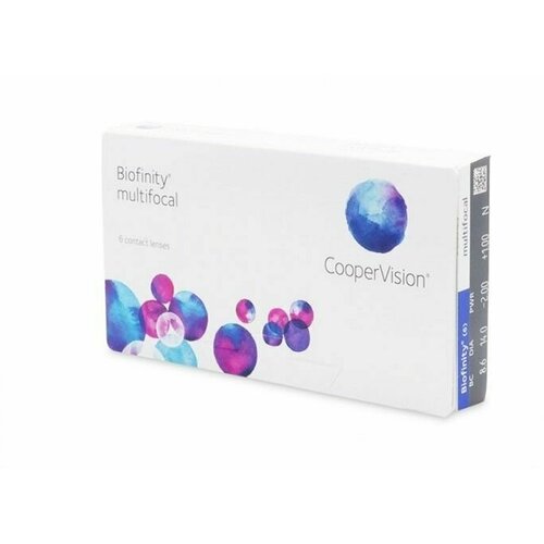 ������ ������ ���������� ����� CooperVision Biofinity Multifocal, 3 ��., R 8,6, D -7, ADD: +1.00 D, ����������, 1 ��. ����