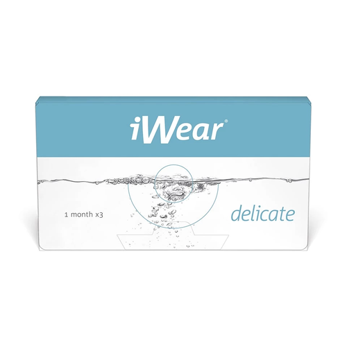 ������ ������ ���������� ����� iWear Delicate, 3 ��., R 8,6, D -2,5 ����