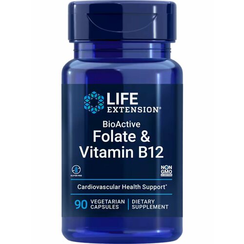  Folate & Vitamin B12 BioActive (  ) 90   (Life Extension)   -     , -,   