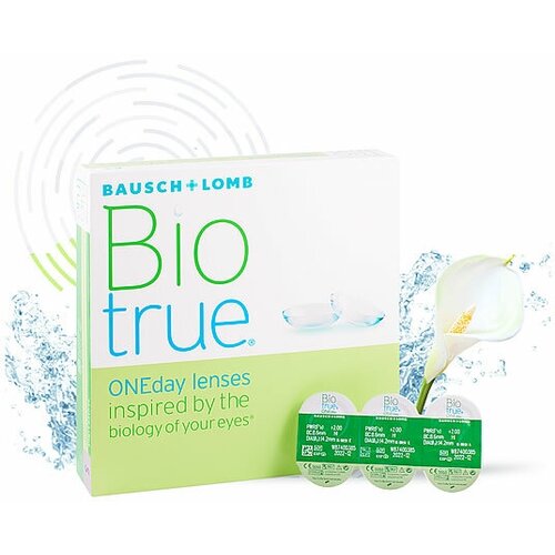 ������ ������ ���������� ����� Bausch & Lomb Biotrue ONEday, 90 ��., R 8,6, D -5,75, 1 ��. ����