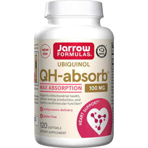  Jarrow Formulas Ubiquinol QH-Absorb 100 mg 120 softgels/