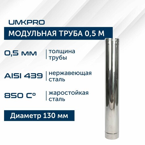 ������ ������ ����� ��������� ��� �������� 0,5 � UMKPRO D 130, AISI 439/0,5�� ����