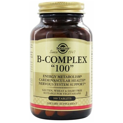  Solgar B-Complex 100 (   B) 100    -     , -,   