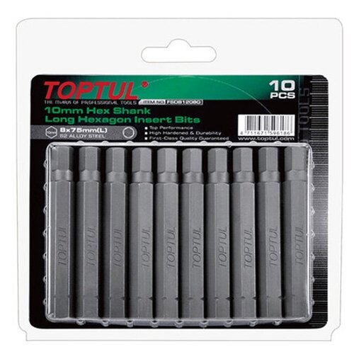    12 . 75mm 10  TOPTUL (FSDB1212G)   -     , -,   