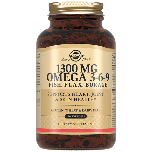  Solgar Omega 3-6-9 Fish, Flax, Borage ., 1300 , 760 , 120 .   -     , -,   