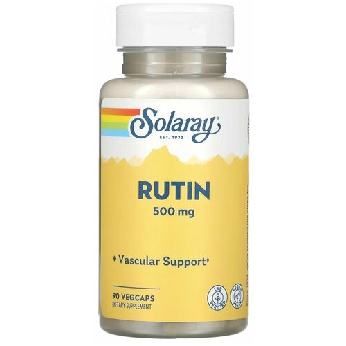 ������ ������ Solaray, Rutin, �����, 500 ��, 90 �������������� ������ ����