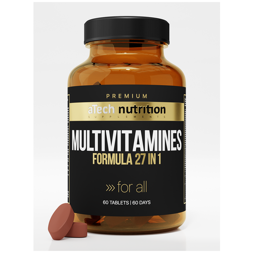 ������ ������ �������� aTech Nutrition Premium Multivitamines Formula 27 in 1, 1.4 �, 60 ��. ����