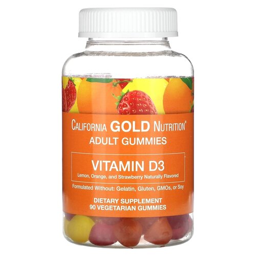   California Gold Nutrition Vitamin D3 gummies     , 280 , 90 .   -     , -,   