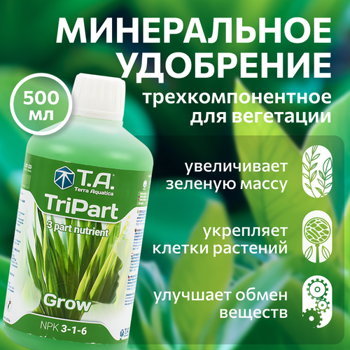 ������ ������ ��������� Terra Aquatica TriPart Grow (ex GHE FloraGro) 0.5 �. ����