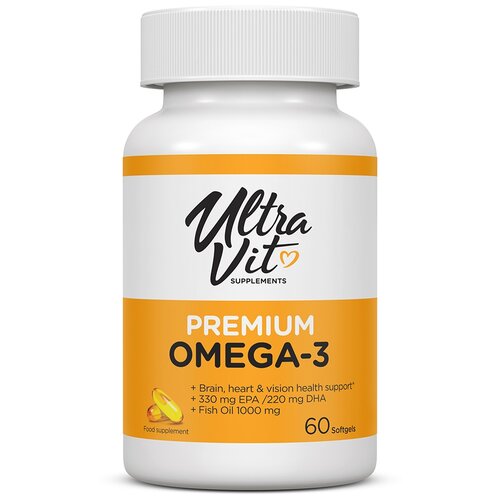 ������ ������ UltraVit Premium Omega-3 ����., 200 �, 60 ��. ����