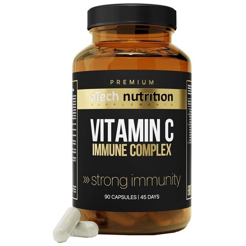 ������ ������ ������� aTech Nutrition Premium Vitamin C Immune Complex, 0.6 �, 90 ��. ����