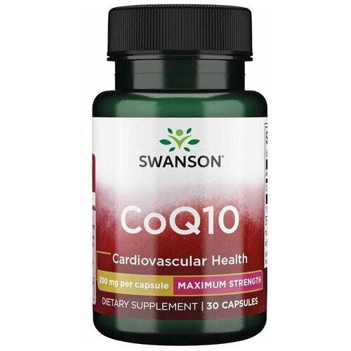  SWANSON Coq10 200 mg Maximum Strength (30 )   -     , -,   