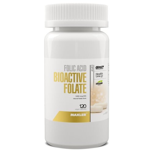 ������ ������ MAXLER Folic Acid BioActive Folate ����., 120 �, 120 ��. ����