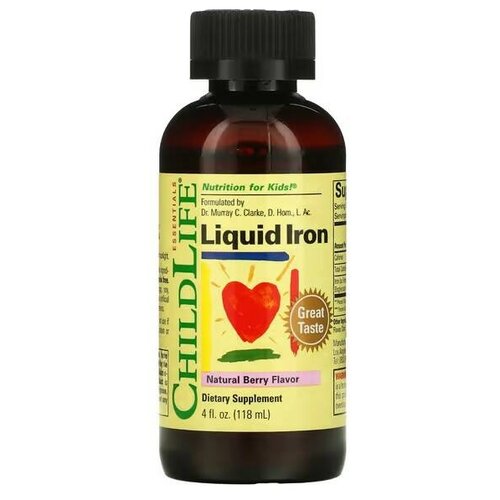   ChildLife Essentials Liquid Iron, 118 , 118    -     , -,   