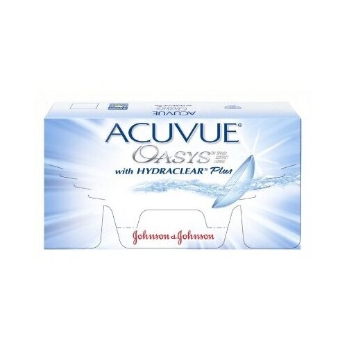������ ������ ���������� ����� ACUVUE OASYS with HYDRACLEAR PLUS, 24 ��., R 8,8, D +6,5, 1 ��. ����