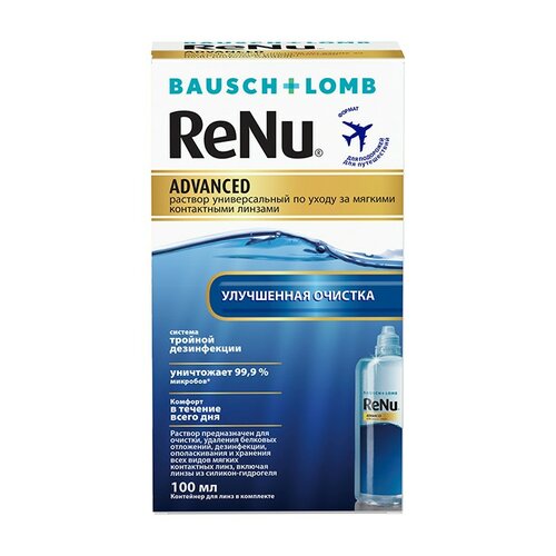 ������ ������ ������� Bausch & Lomb Renu Advanced, � �����������, 100 ��, 1 ��. ����