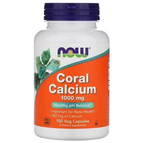    NOW Foods Coral Calcium 1000 mg (100 )   -     , -,   