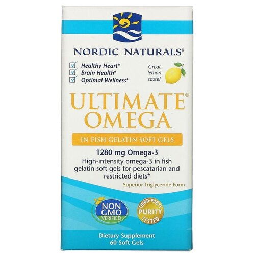 ������ ������ ������� Nordic Naturals Ultimate Omega (����� �������), 160 �, 60 ��. ����