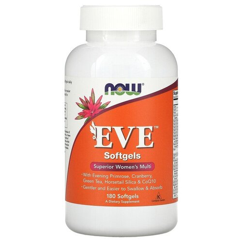  NOW Eve Superior Women's Multi Vitamin, 180 .    -     , -,   