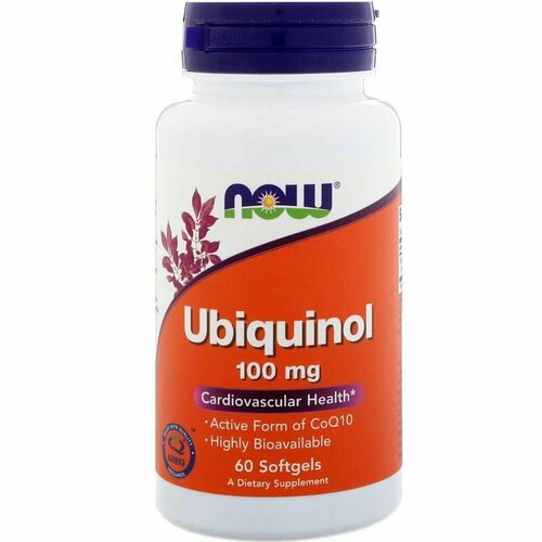  NOW Ubiquinol 100mg 60    -     , -,   