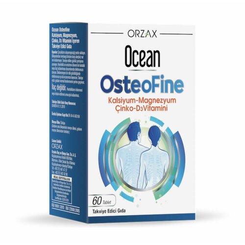  ORZAX OCEAN OSTEOFINE 60 TABLETS;  (, , ,  D3) 60    -     , -,   