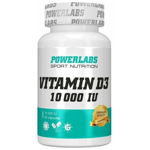 ������ ������ PowerLabs ������� �3 D3 10 000 IU 90 ������ (���������������) ��� ���������� ����