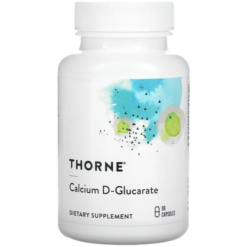  Thorne Research, Calcium D-Glucarate, 90 Capsules   -     , -,   