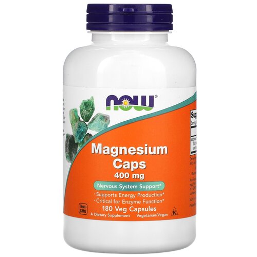  NOW Foods, Magnesium Caps, 400 mg,   , 400 , 180     -     , -,   