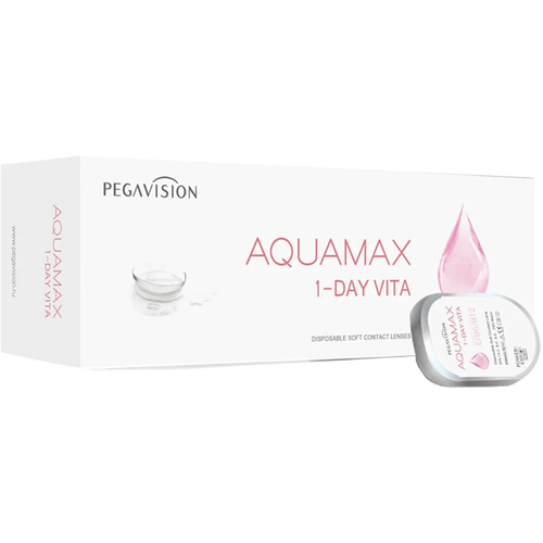 ������ ������ ���������� ����� Pegavision Aquamax 1 Day Vita, 30 ��., R 8,6, D -1, ����������, 1 ��. ����