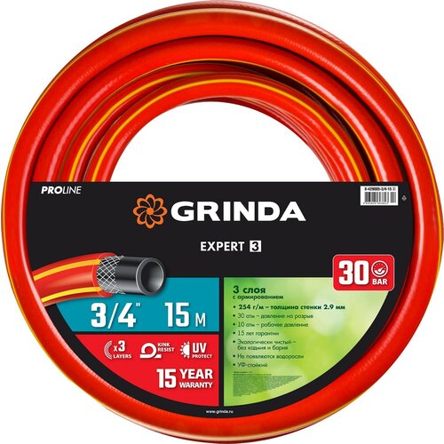  GRINDA EXPERT 3, 3/4?, 15 , 30 , , ,  , PROLine (8-429005-3/4-15)   -     , -,   